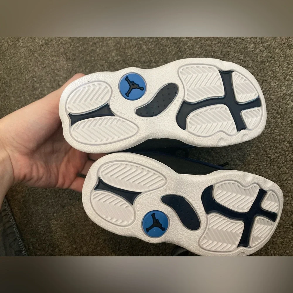 Jordan 13s toddler Sneakers - Blue and Black 8C - Picture 5 of 6